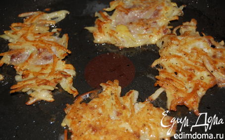 Рецепт картофельные драники с мясом