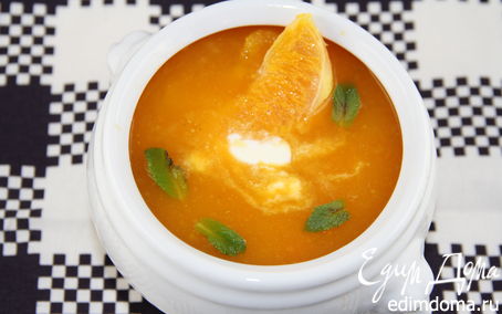 Рецепт Морковно-апельсиновый суп-пюре