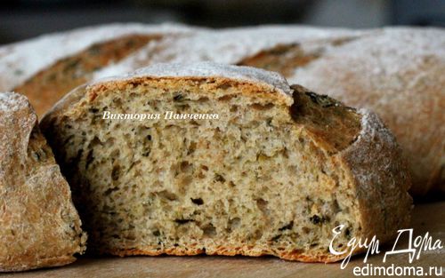 Рецепт Хлеб с водорослями от Ришара Бертине