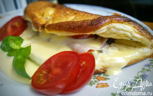 ������ � �����-����� � �� ������ ��� (Omelet à la Cordon bleu) 