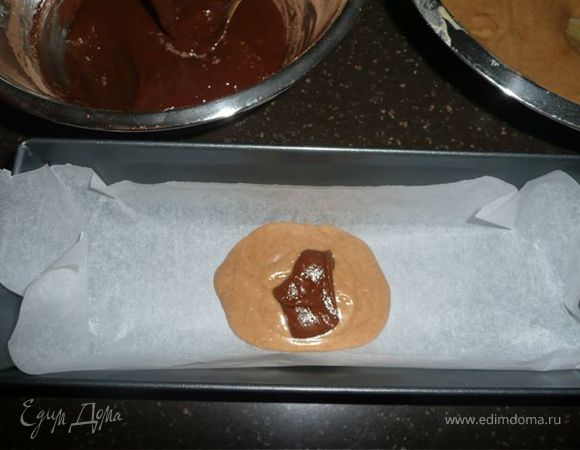 Шоколадно-мраморный кекс