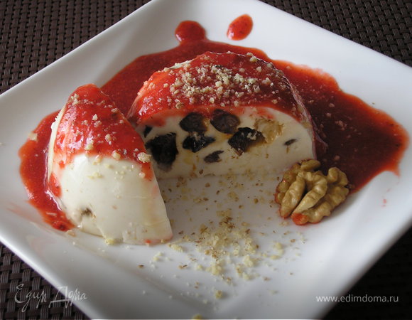Карамельная панна-котта — простой и вкусный десерт