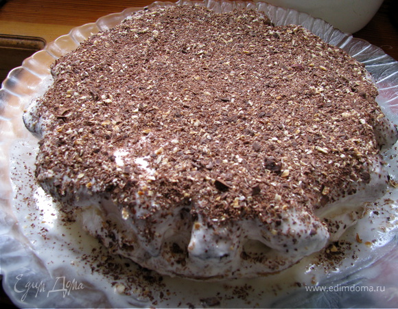 бисквитный торт с сметанным кремом и фруктами рецепт с фото | Дзен