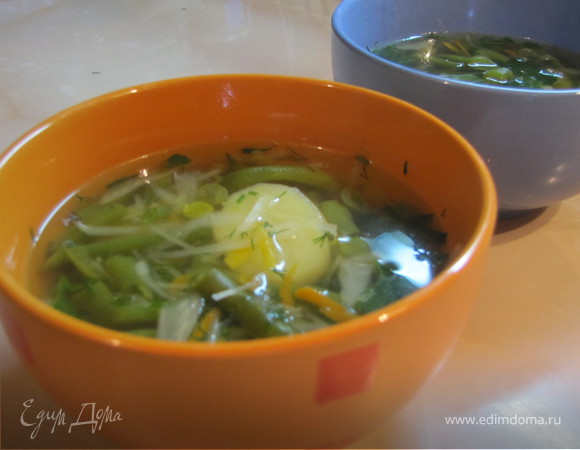 Зимний овощной суп.