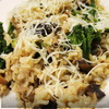 Коричневый рис с грибами и брокколи