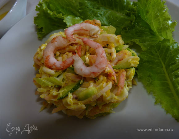 20 простых и очень вкусных салатов с кальмарами - Лайфхакер