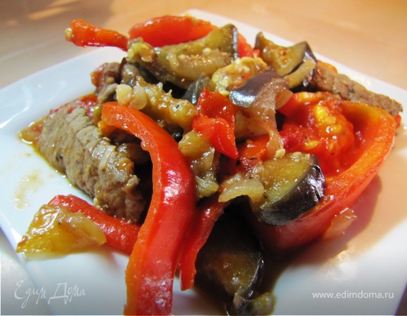 Мягкая говядина с овощами на сковороде – пошаговый рецепт приготовления с фото