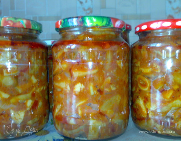 Грузди в томатном соусе на зиму