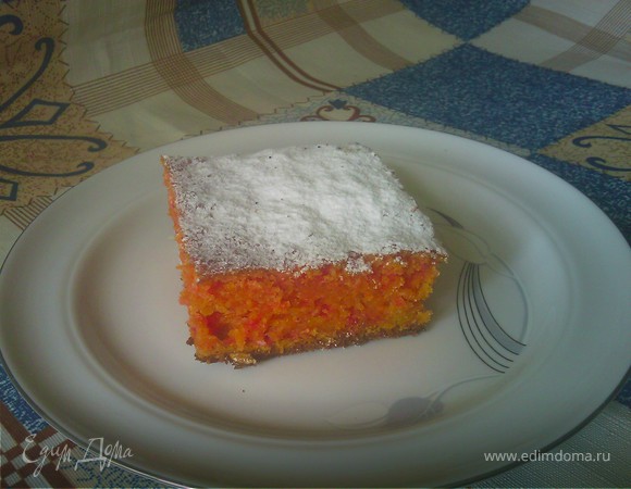 Морковно-кокосовый пирог