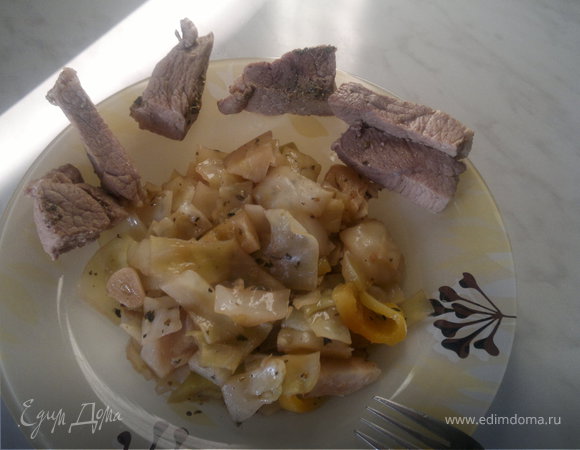 Баварский обед ( свинина и капуста )