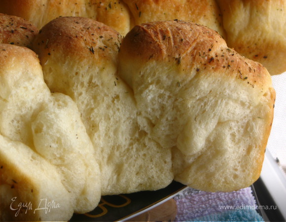 Сербский хлеб "Погачице" на топленом молоке