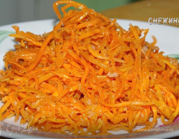 Простая корейская морковь