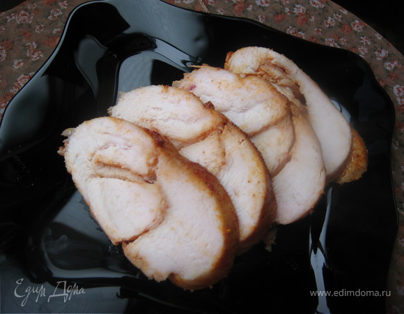 Рецепт: Пастрома из куриной грудки - замена колбасе