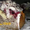 Маковый пирог с вишней (Mohnkuchen mit Sauerkirschen)