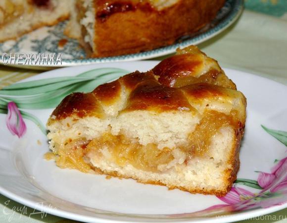 Пирог с яблочной стружкой (постный)