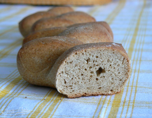 Хлеб из цельнозерновой муки, пошаговый рецепт на ккал, фото, ингредиенты - Тата