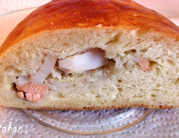 Пирог с рыбой сахалинский, пошаговый рецепт на 3810 ккал, фото, ингредиенты - *Elenissima*