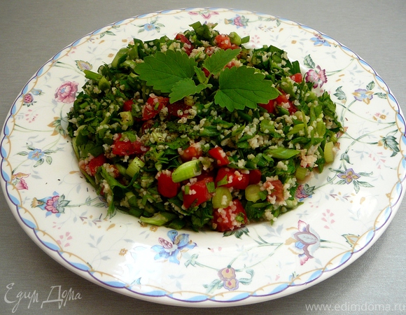 Табуле — салат с булгуром и зеленью