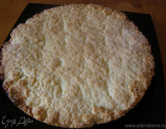 Песочный пирог с творожной начинкой - пошаговый рецепт с фото на Готовим дома