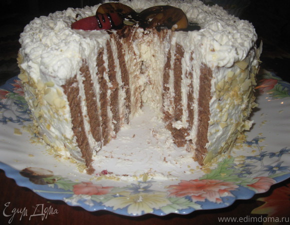 Торт "Полосатик"