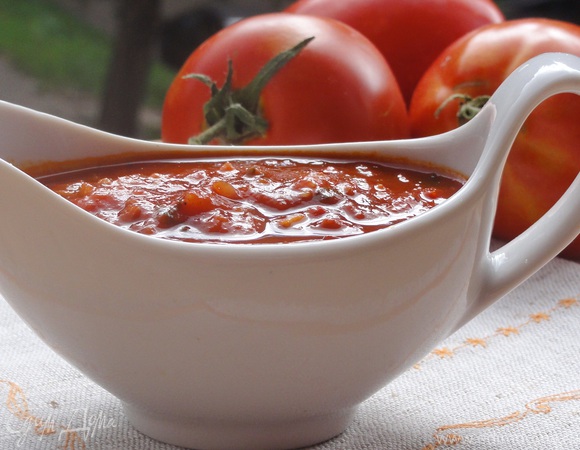 Томатный соус на зиму – рецепт с фото, как приготовить в домашних условиях заготовку из помидоров