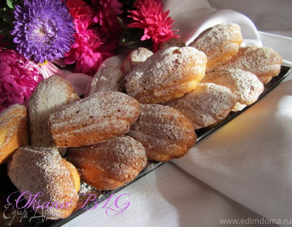Печенье «Мадлен» в лимонной глазури от Юлии Высоцкой — «Едим Дома!»