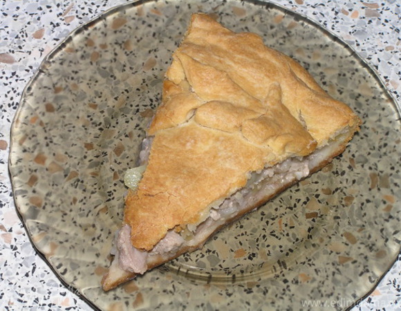 Мясной пирог с картофелем
