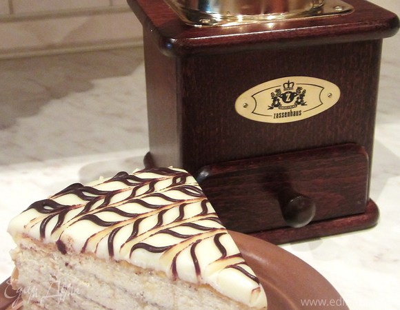 Торт "Эстерхази-2" с заварным кремом от Луки Монтерсино