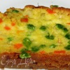 Закусочный кекс с морковью и зеленым горошком