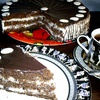 Шоколадно-кофейный торт со сливочным кремом панна котта