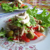 Салат из курицы с овощами