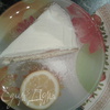 Простой бисквитный пирог с лимонным кремом