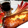 Кекс в карамели на подушке из ревеня ("Rabarberu kuka") для Танюши (Снежинка)
