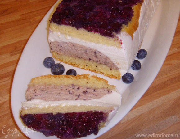 Торт-Десерт "Ягодное облако" с йогуртовым кремом