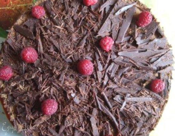 Торт "Малиновый купол" с шоколадным крем-муссом