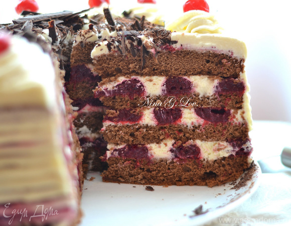Вкусный торт Черный лес - рецепт и секреты приготовления