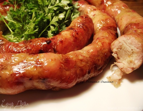 ​Домашняя куриная колбаса в рукаве — пошаговый рецепт | ГОТОВИМ
