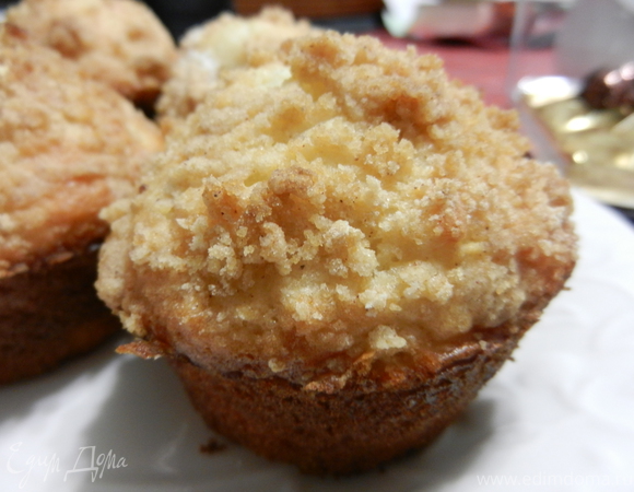 Яблочные кексы "Чудо" (Apple Streusel Muffins)