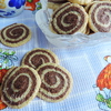 Имбирно-шоколадное печенье "Спираль"