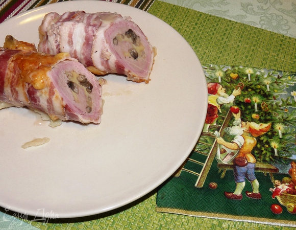 Рулетики из свинины с начинкой – пошаговый рецепт приготовления с фото
