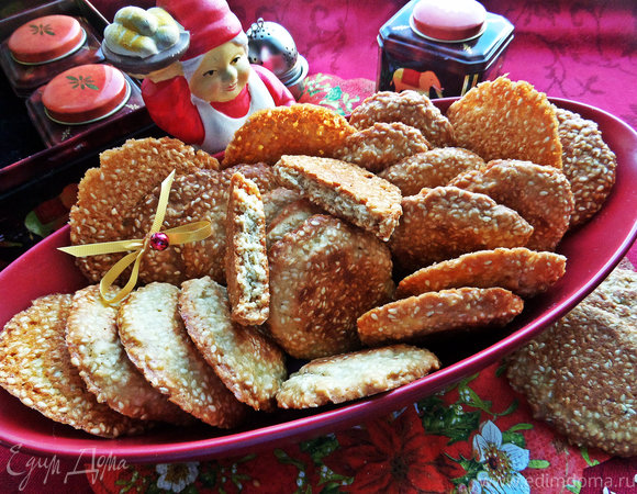 Дюкановское овсяное печенье с семечками, орехами и кунжутом