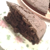 Заварной шоколадный пирог с вишней