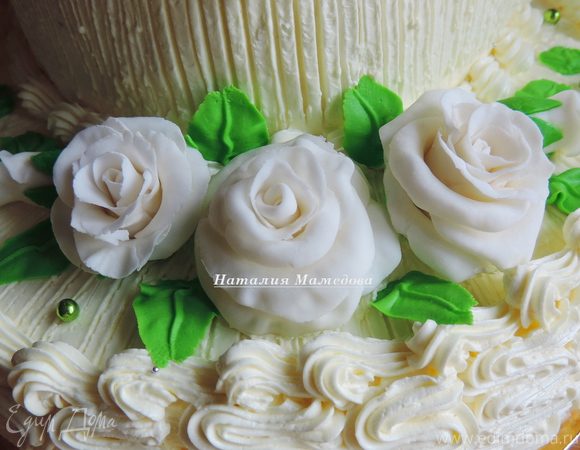 Свадебный двухъярусный торт - рецепт с фото пошагово