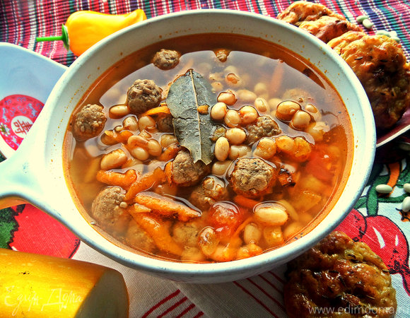Суп из цветной капусты и белой фасоли пошаговый рецепт с фото | Minimalcook