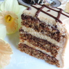 Орехово-карамельный торт