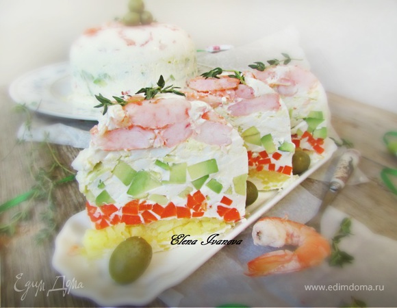 Салат с креветками и авокадо, вкусных рецептов с фото Алимеро