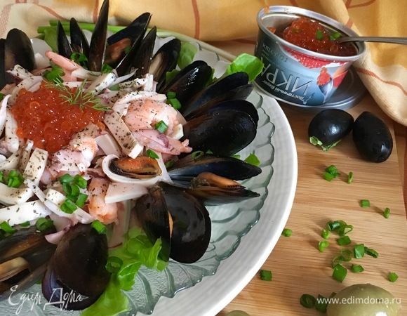 Салат морской - рецепты приготовления