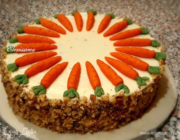 Морковный торт классический - пошаговый рецепт с фото, ингредиенты, как приготовить