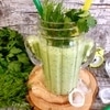 Освежающий напиток из варенца с зеленью
