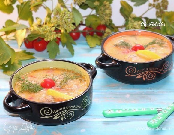 Суп с рыбными фрикадельками , пошаговый рецепт на ккал, фото, ингредиенты - olga